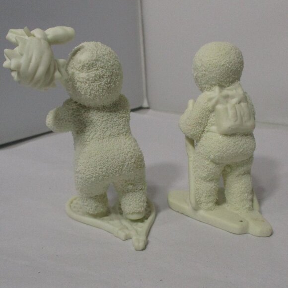 Lot of 2 Adorable Retired Snowbabies Snow Baby Figurines Dept 56 - Picture 8 of 11